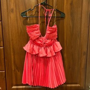 Women pink dress- Size S